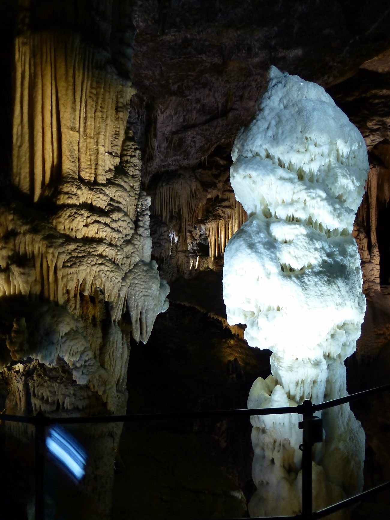 The Brilliant — white calcite stalagmite